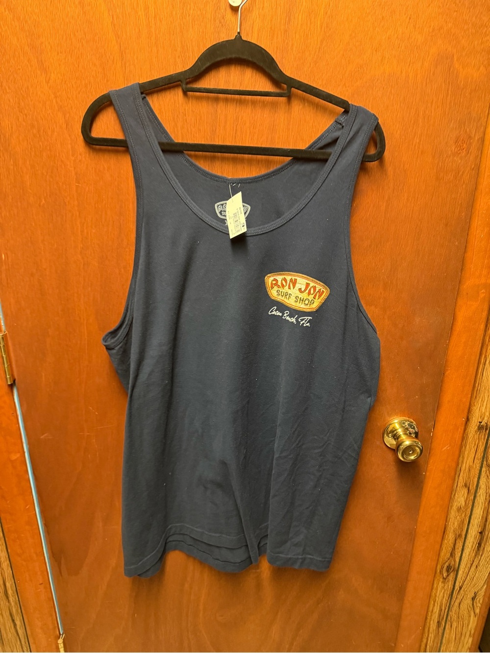 Ron Jon Navy Tank Top with Surf Shop Patch